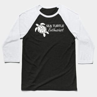 Sea Turtle Enthusiast Baseball T-Shirt